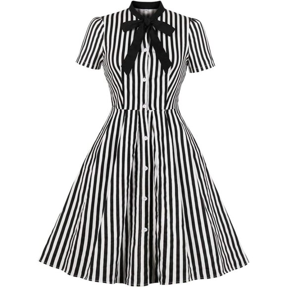 Other - Women's Vintage Button Down Shirt Dress Cotton Spandex Plus Size Casual